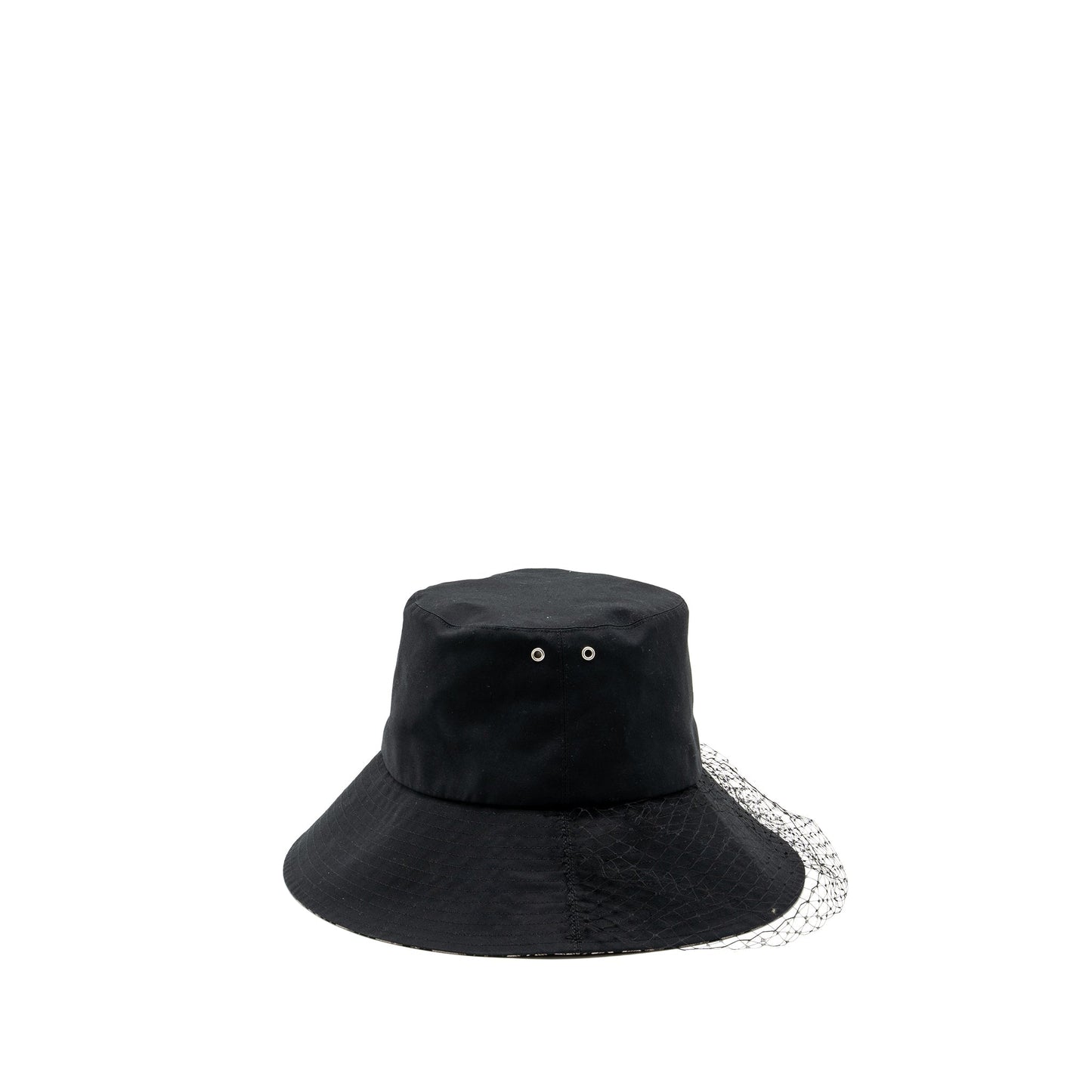 Dior Size Teddy D Brim Hat With Veil Black Large Travel Bag