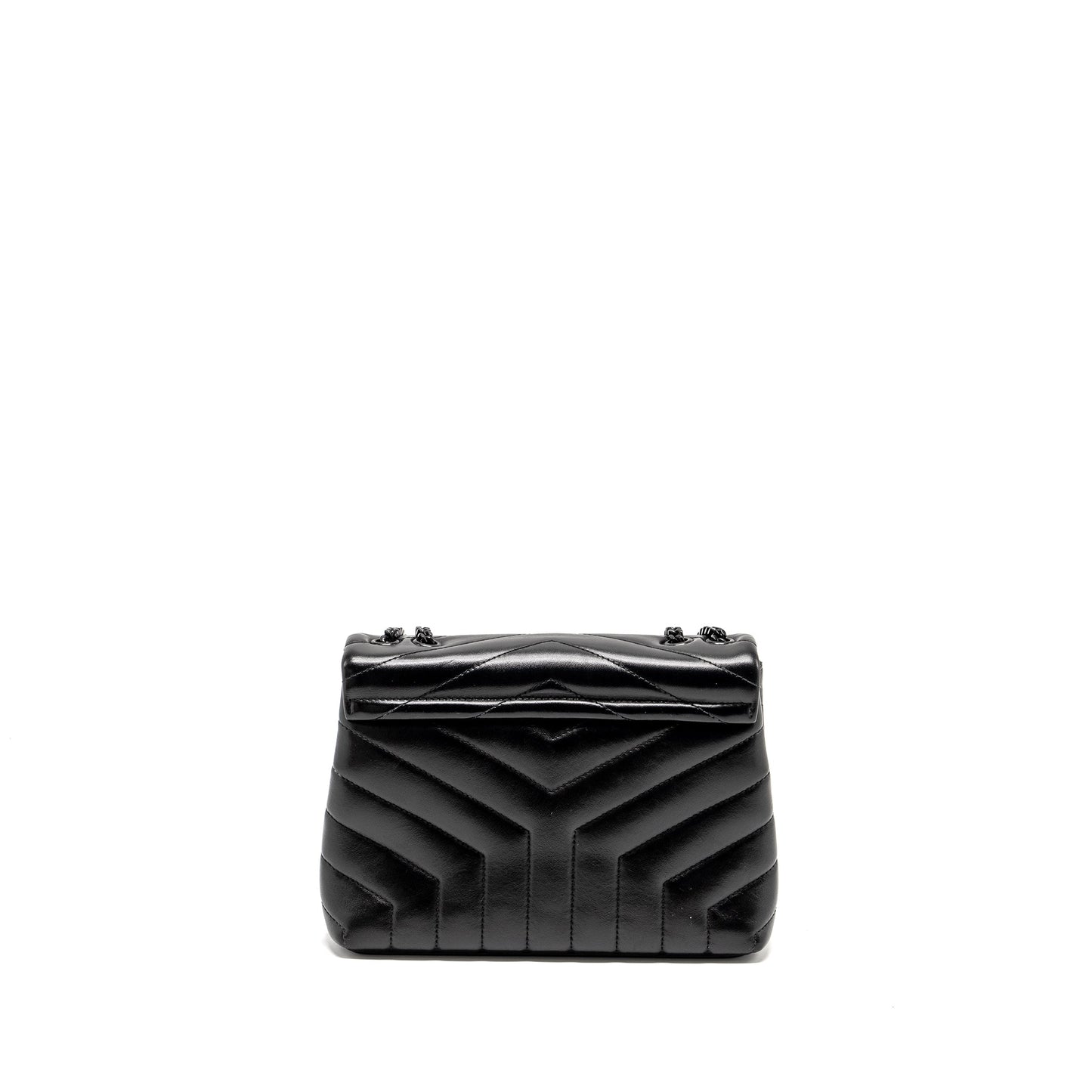 YSL Saint Laurent Loulou Purse Calfskin Black Small Travel Bag