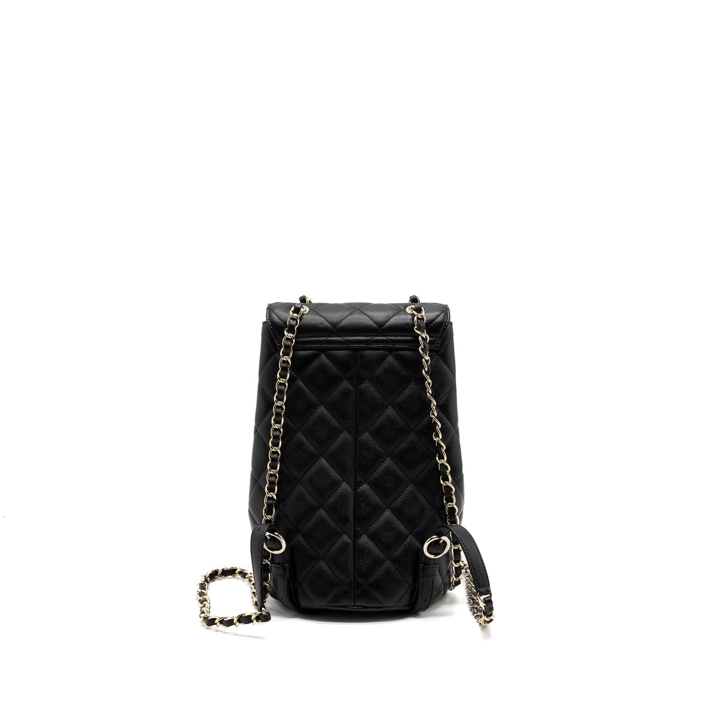 Chanel 22s backpack caviar LGHW Microchip Black