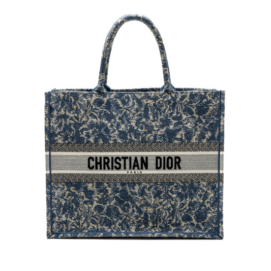 Dior Book Tote Limited Print Grey Multicolour Handbag Canvas Blue Tote Bag