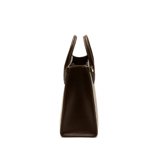 Gucci Tote Bag Supreme Canvas Brown