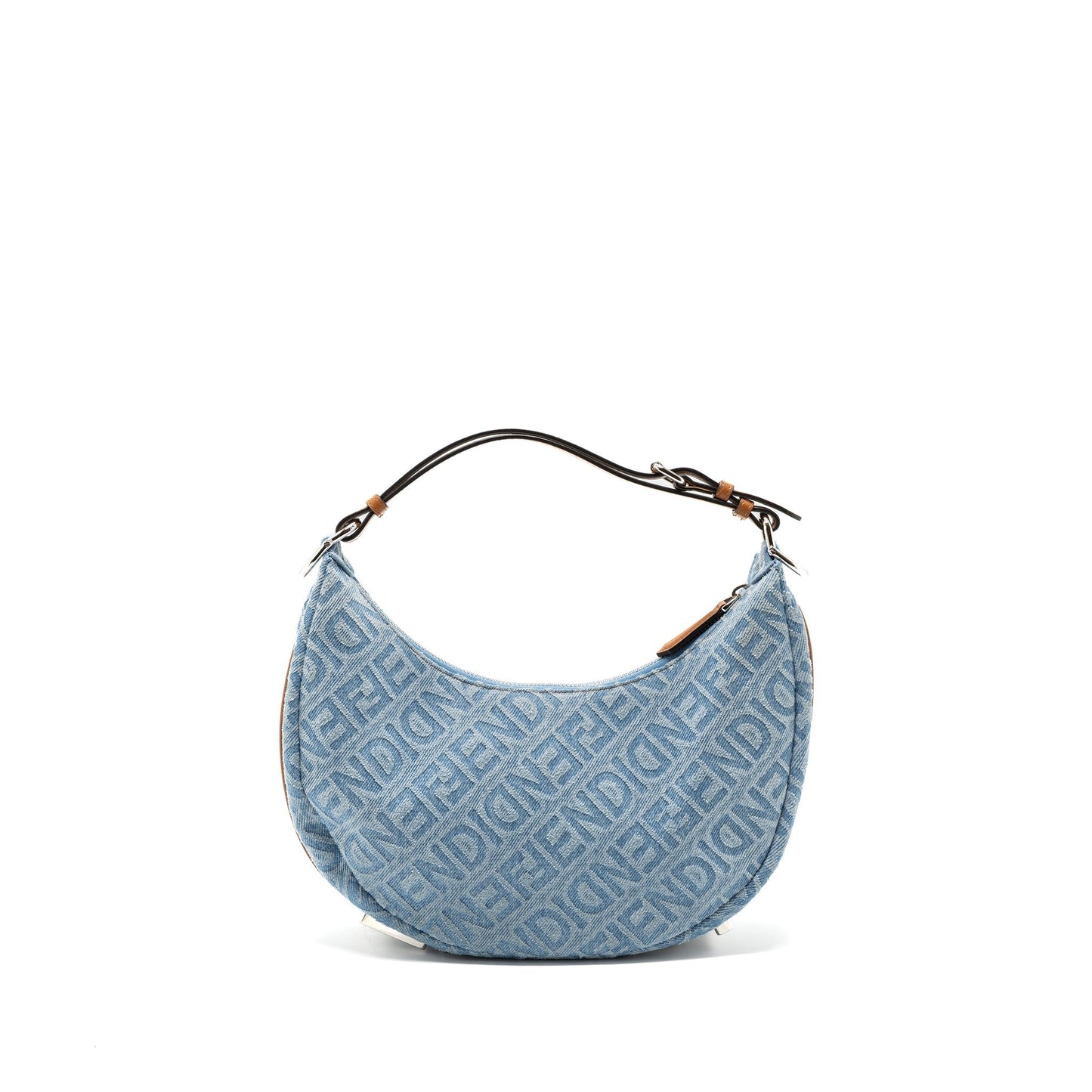 Fendi graphy Light Handbag Denim Blue Small Travel Bag