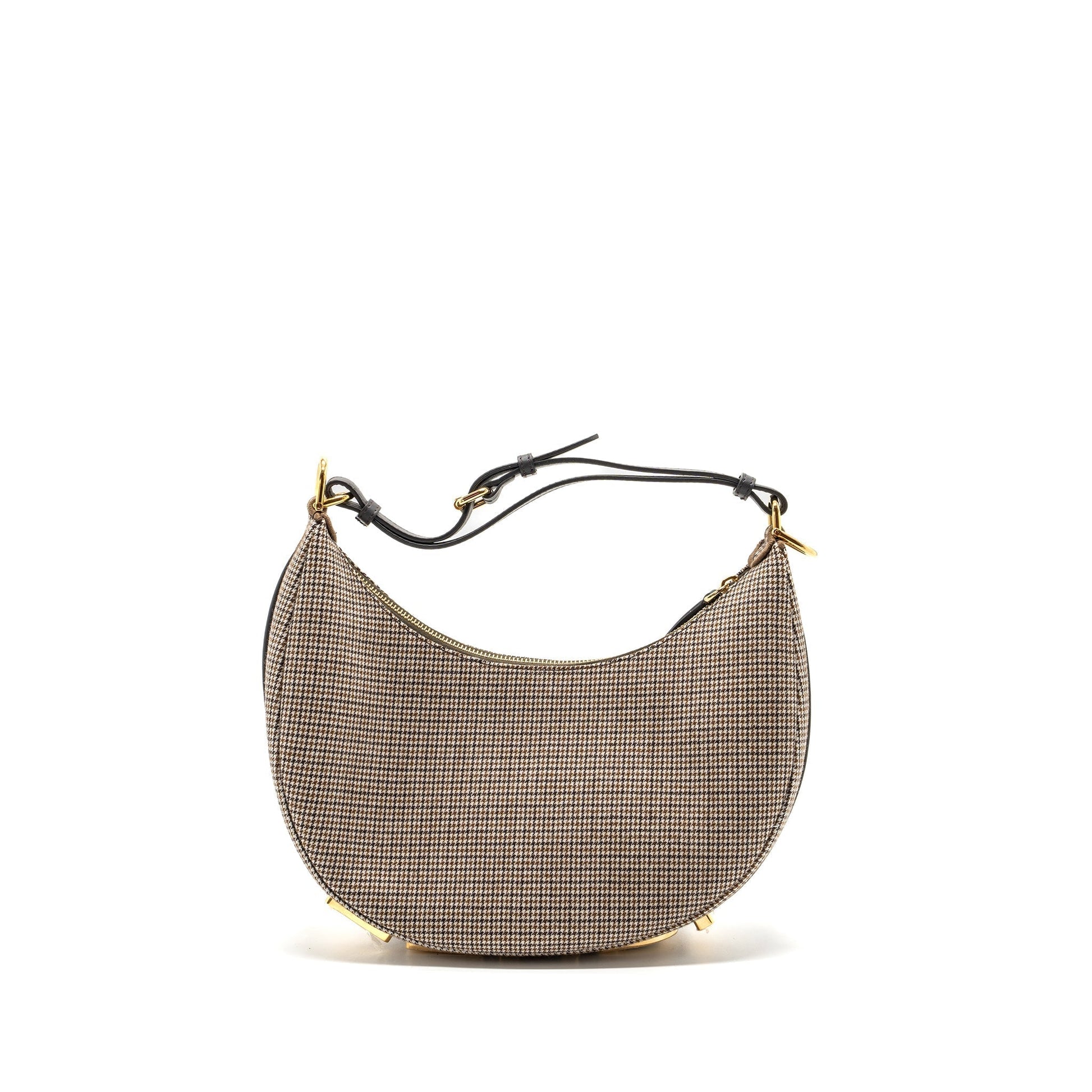 Fendi graphy Purse Fabric Multicolour Leather Beige Small Travel Bag