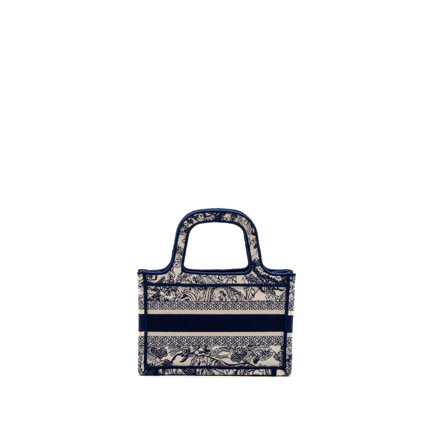 Dior Book Tote Limited Edition Toile De Jouy Mini Tote Bag