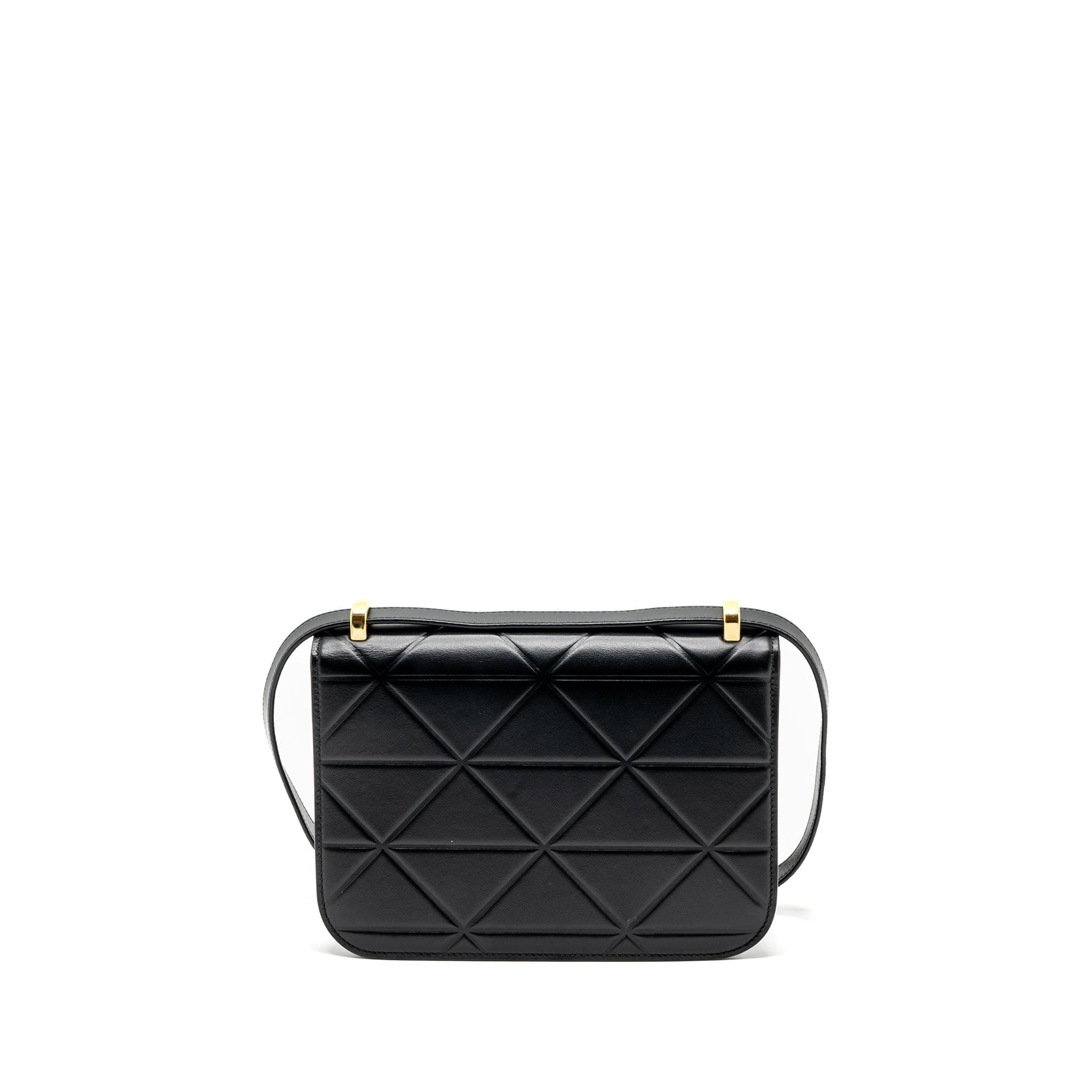 Prada Pattina In Pelle Calfskin Handbag Black Travel Bag