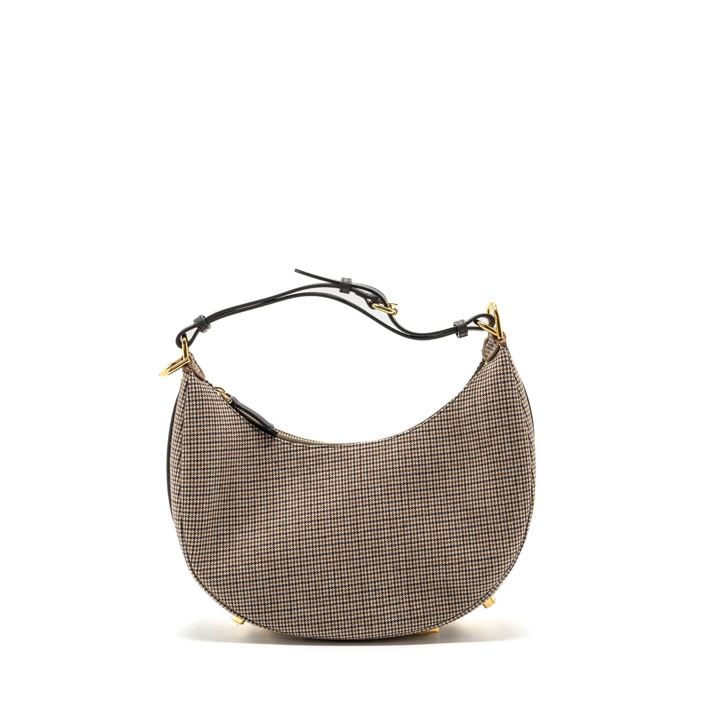 Fendi graphy Purse Fabric Multicolour Leather Beige Small Travel Bag