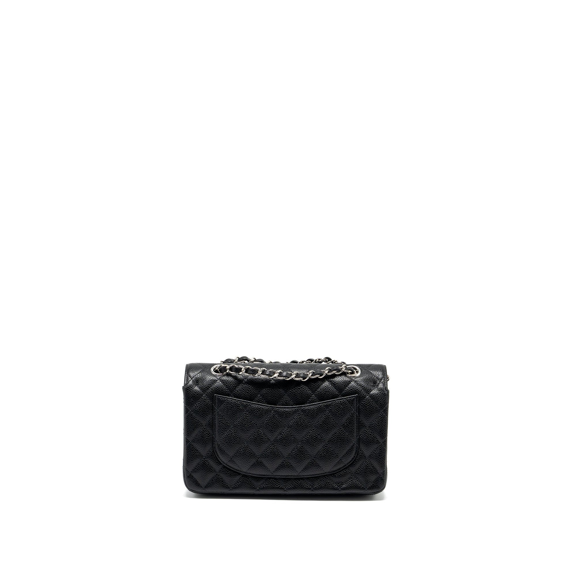 Chanel Classic Double Flap Caviar SHW microchip Black Small Shoulder Bag Shwmicrochip 1