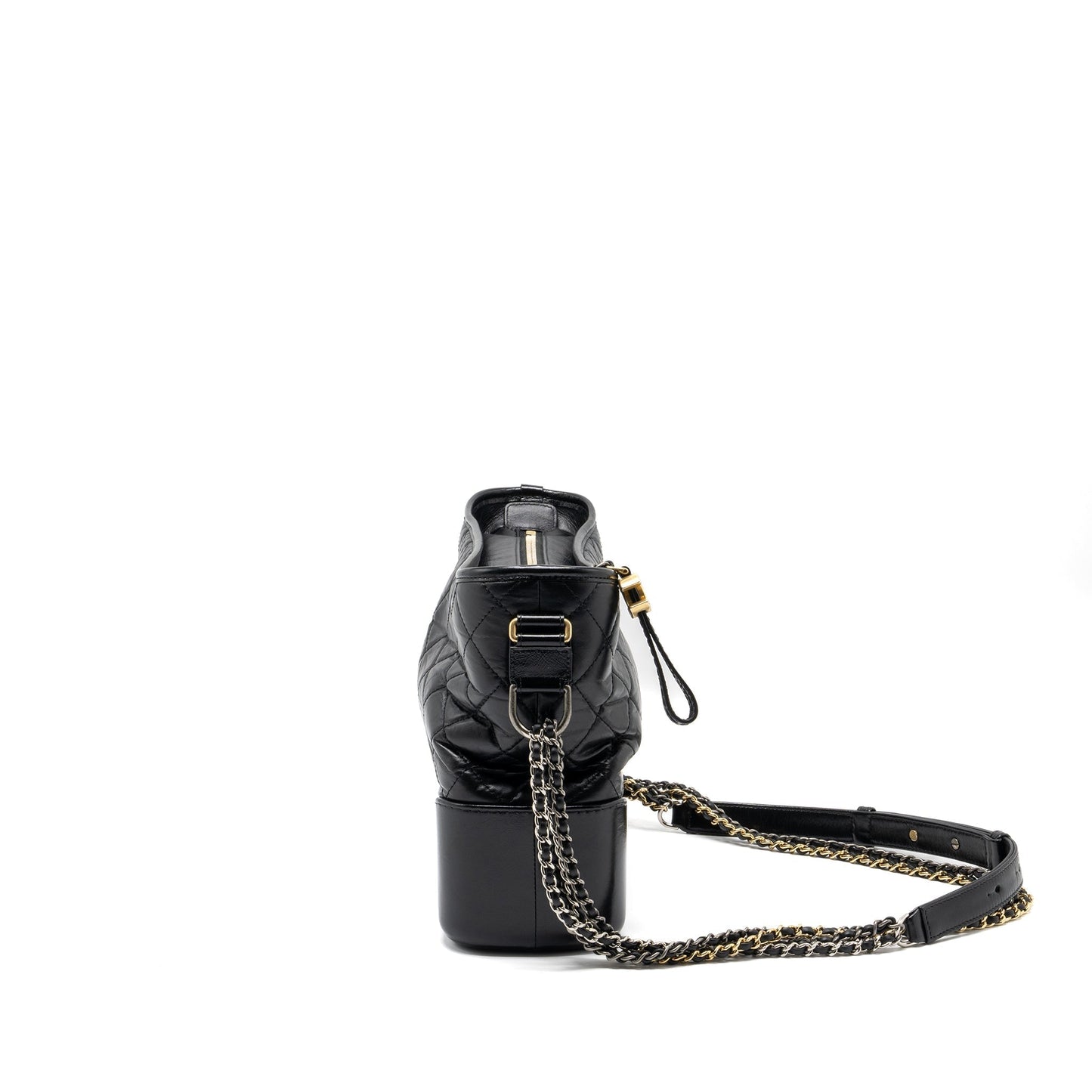 Chanel Gabrielle Hobo Aged Calfskin Hardware Multicolour Black Shoulder Bag Hardware 3
