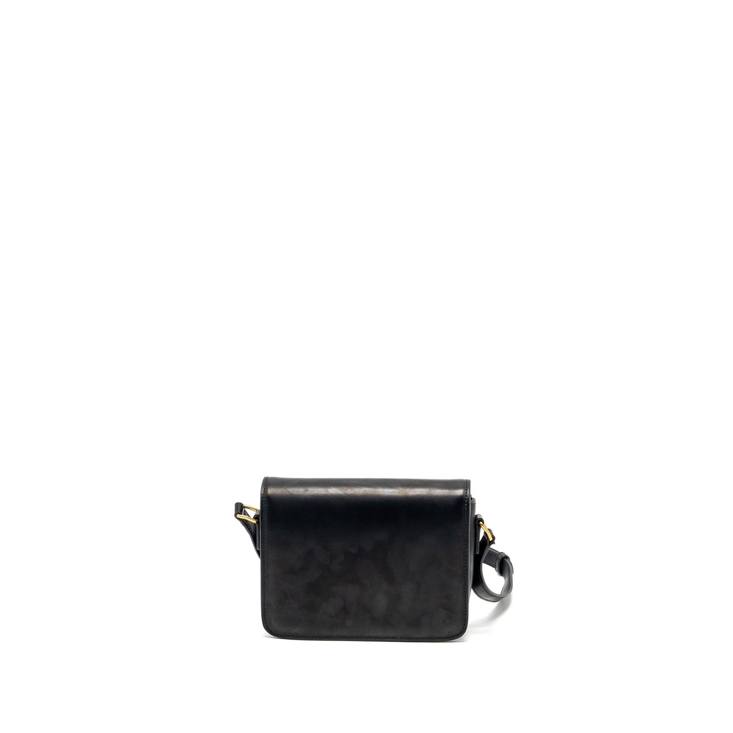 Celine Teen Triomphe Purse Calfskin Handbag Black Travel Bag