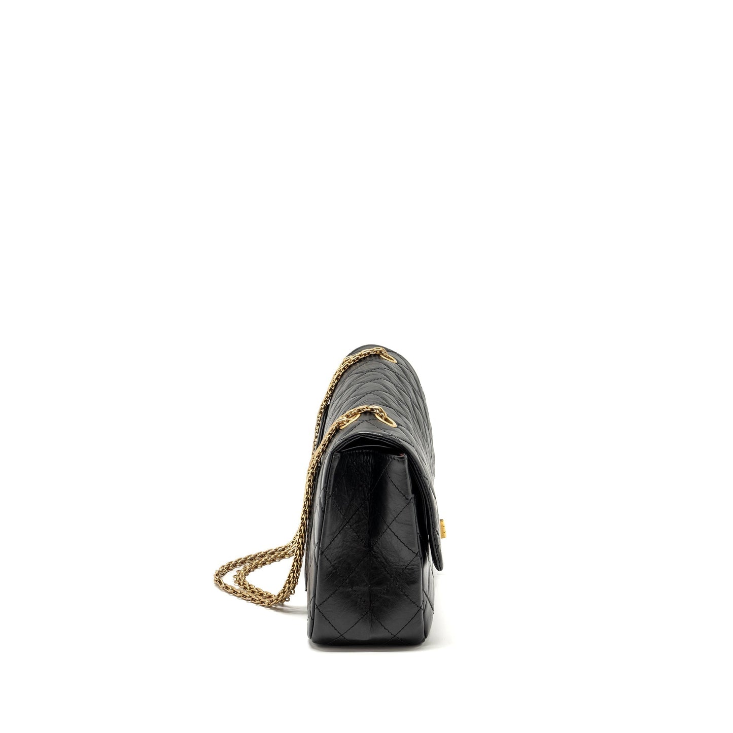 Chanel Maxi 2.55 reissue flap aged calfskin Black Shoulder Bag