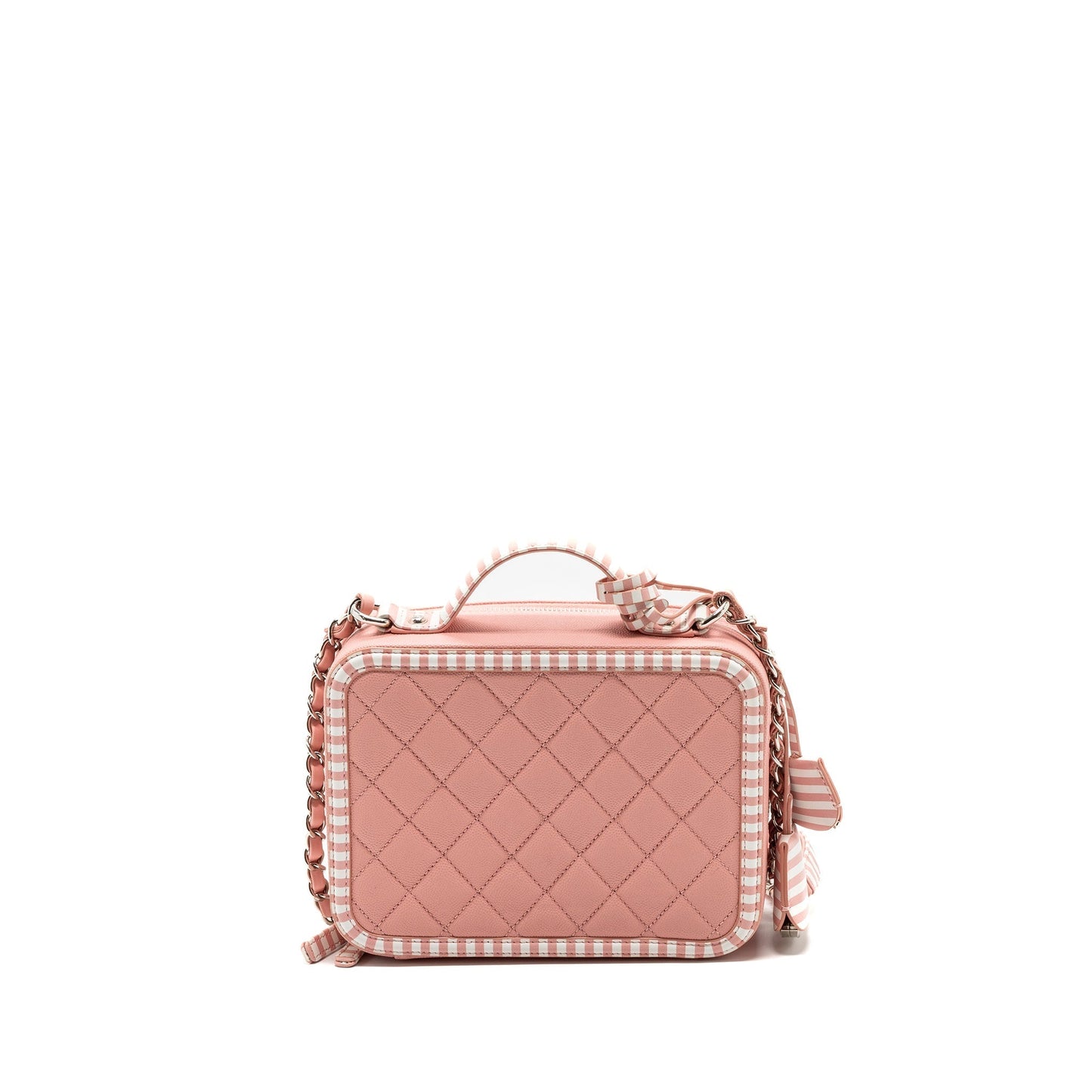 Chanel Filigree Vanity Caviar SHW Multicolour Pink Handbag Multicolour Shw