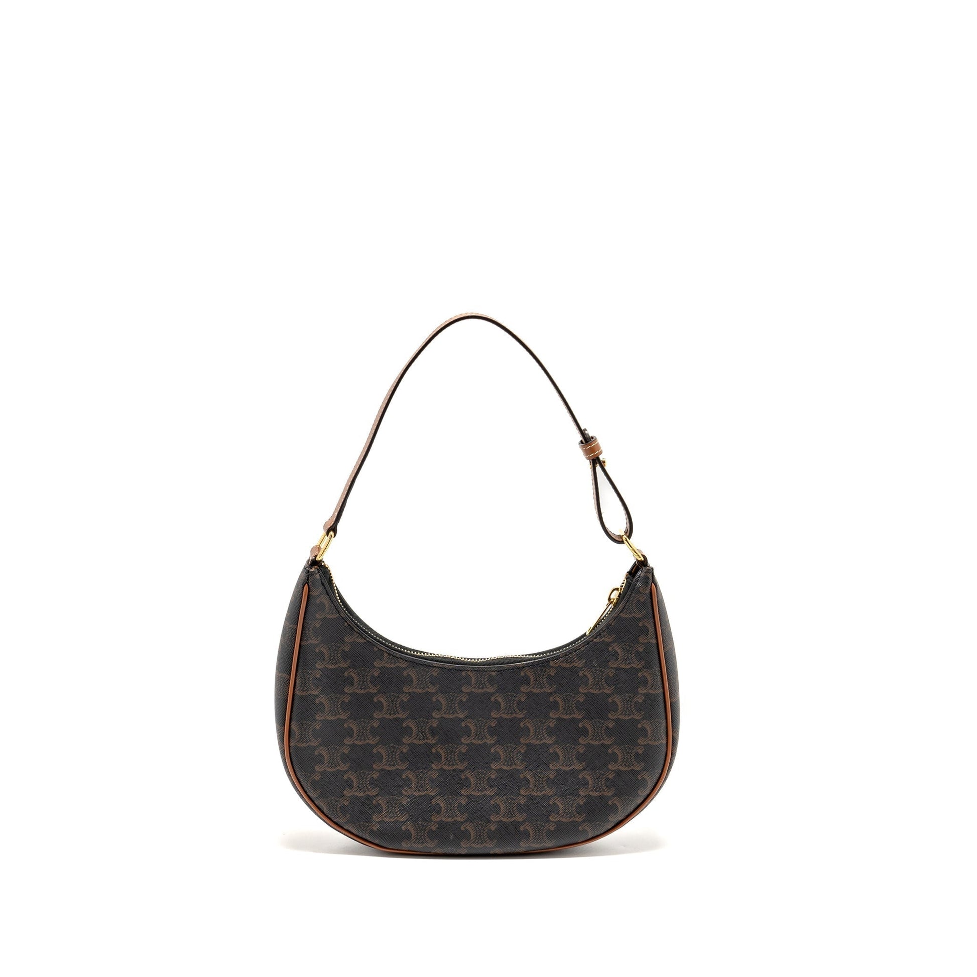 Luxury Ava Bag Triomphe Calfskin Ghw Canvas Tan Travel Bag