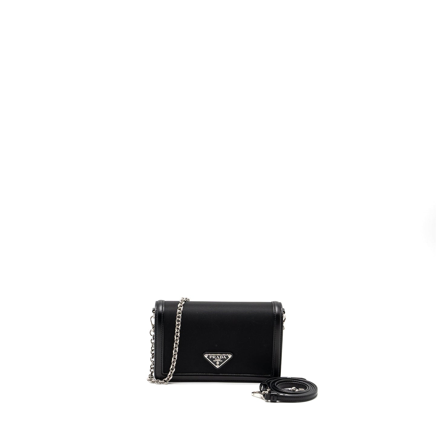 Prada Miniborse Purse Handbag Leather Nylon Travel Bag