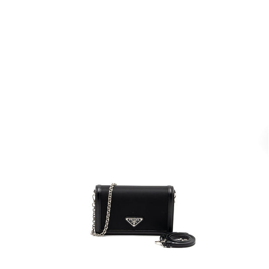 Prada Miniborse Purse Handbag Leather Nylon Travel Bag