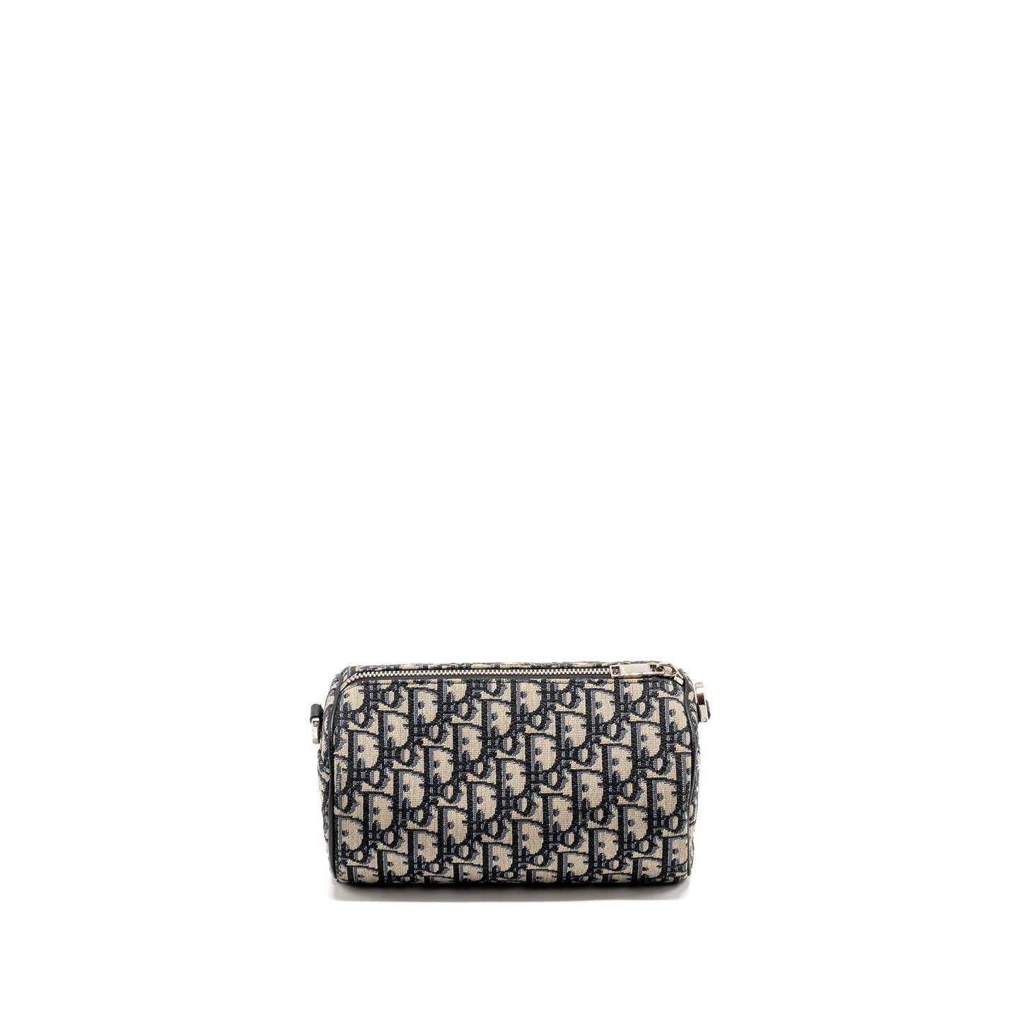 Dior Roller Messenger Purse Oblique Jacquard Handbag Blue Travel Bag