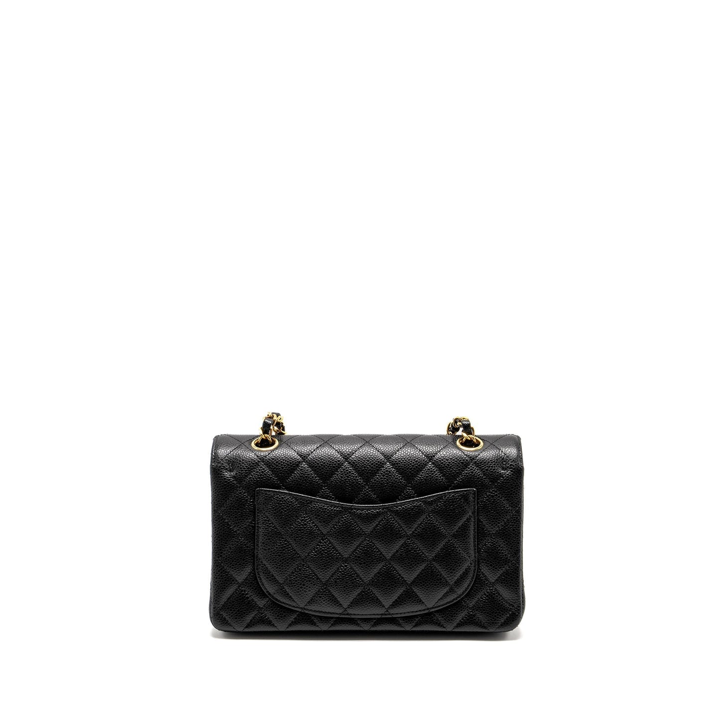 Chanel Classic Double Flap Caviar GHW microchip Black Small Shoulder Bag Ghwmicrochip 3