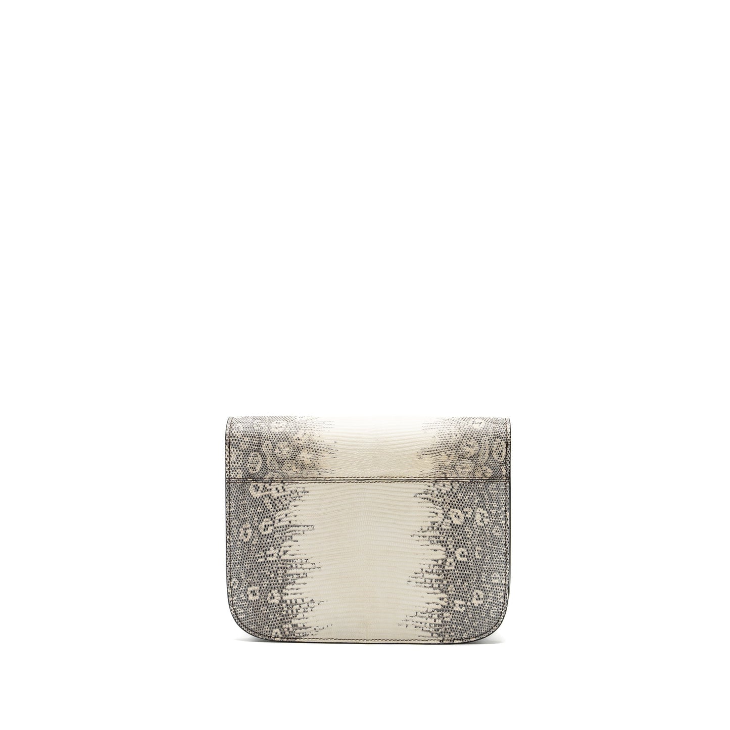 Celine Box Lizard Natural Handbag Medium Travel Bag