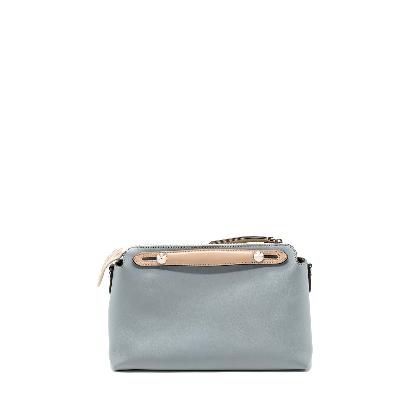 Fendi By The Way Calfskin Multicolour Light Handbag Blue Pink Travel Bag