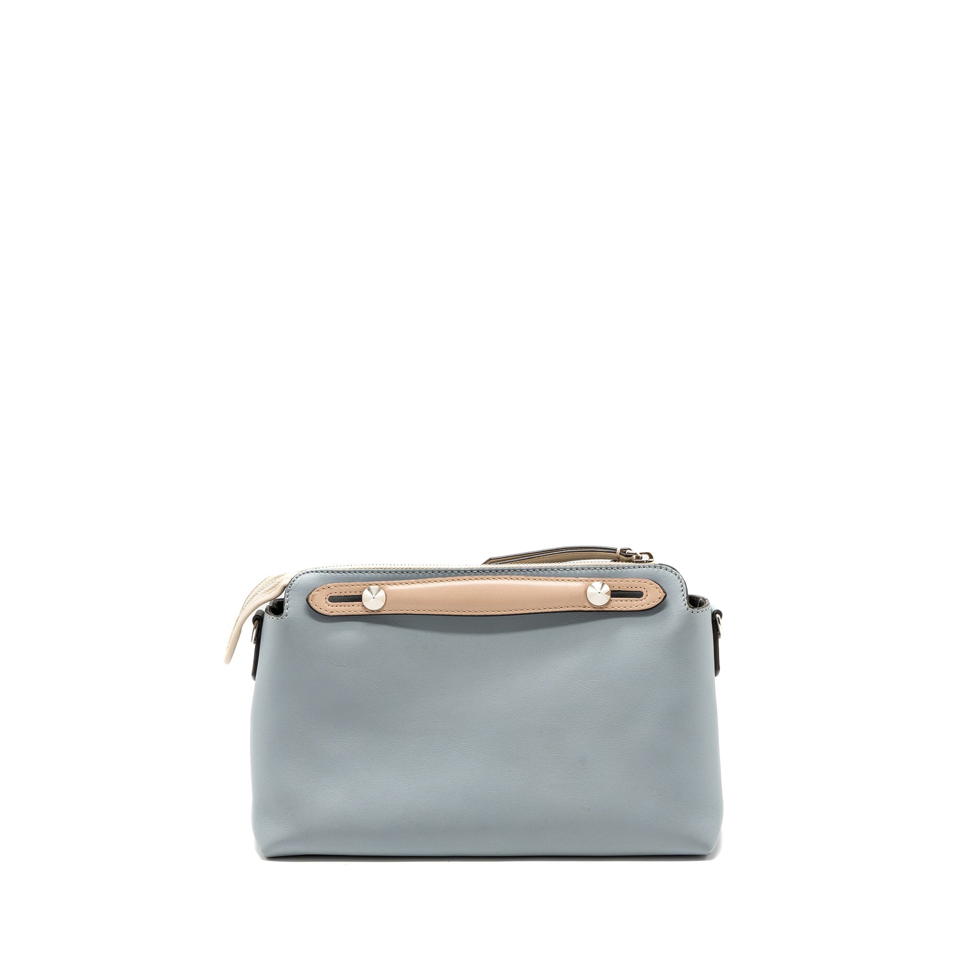 Fendi By The Way Calfskin Multicolour Light Handbag Blue Pink Travel Bag