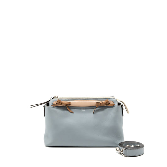 Fendi By The Way Calfskin Multicolour Light Handbag Blue Pink Travel Bag
