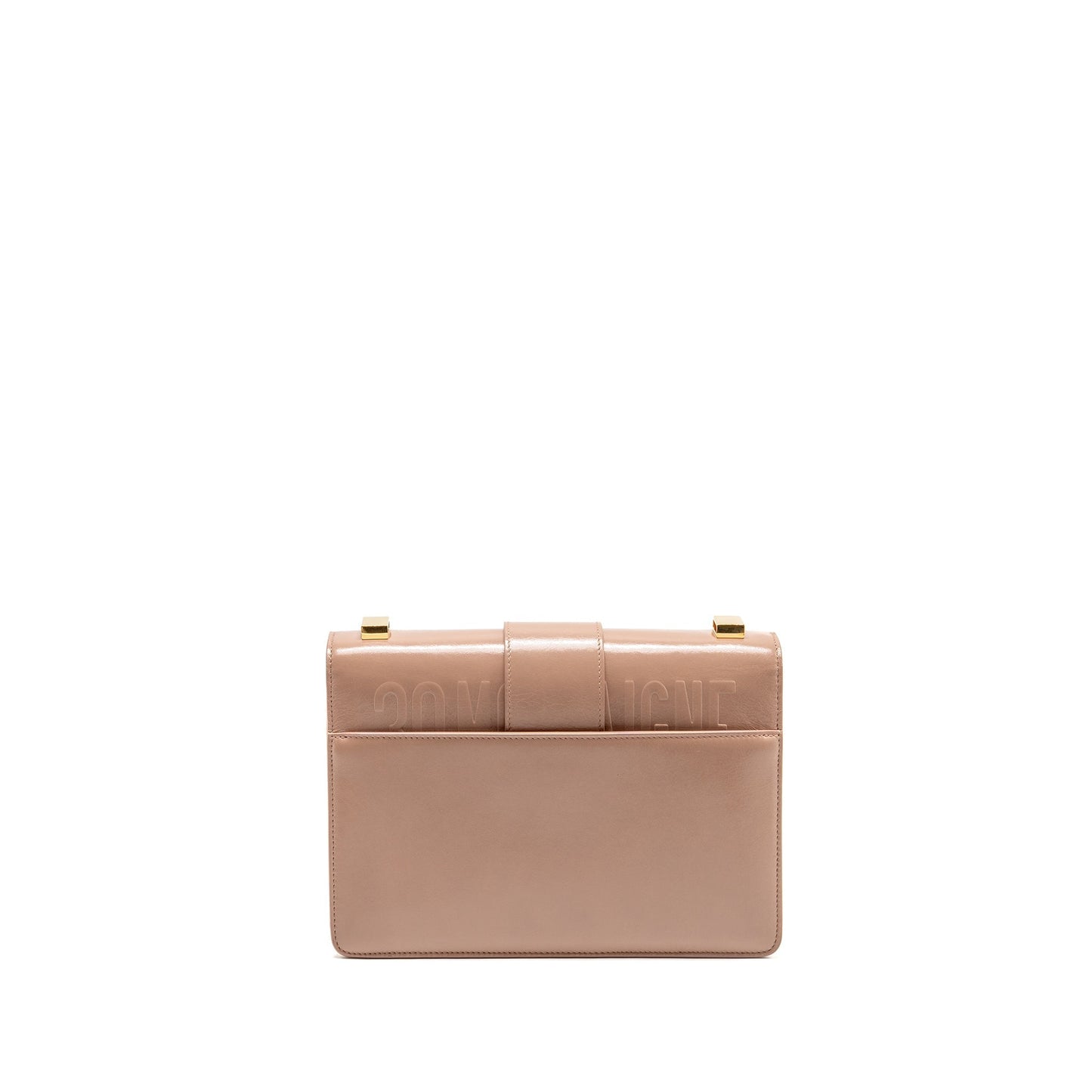 Dior Montaigne Purse Calfskin Dark Handbag Beige Travel Bag