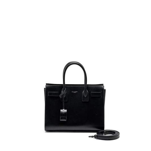 YSL Saint Laurent Saint Laurent Baby Sac De Jour Calfskin Black Travel Bag