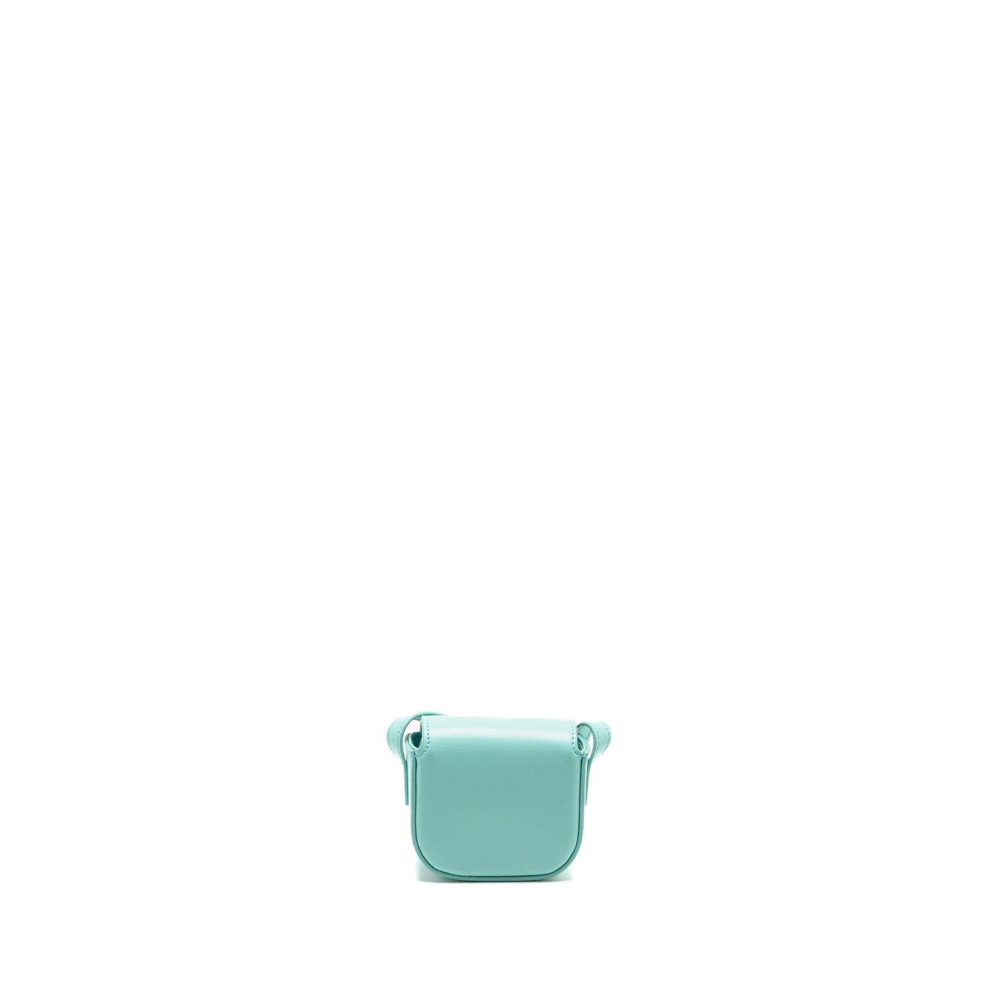 Celine Claude Shiny Calfskin Handbag Blue Mini Travel Bag