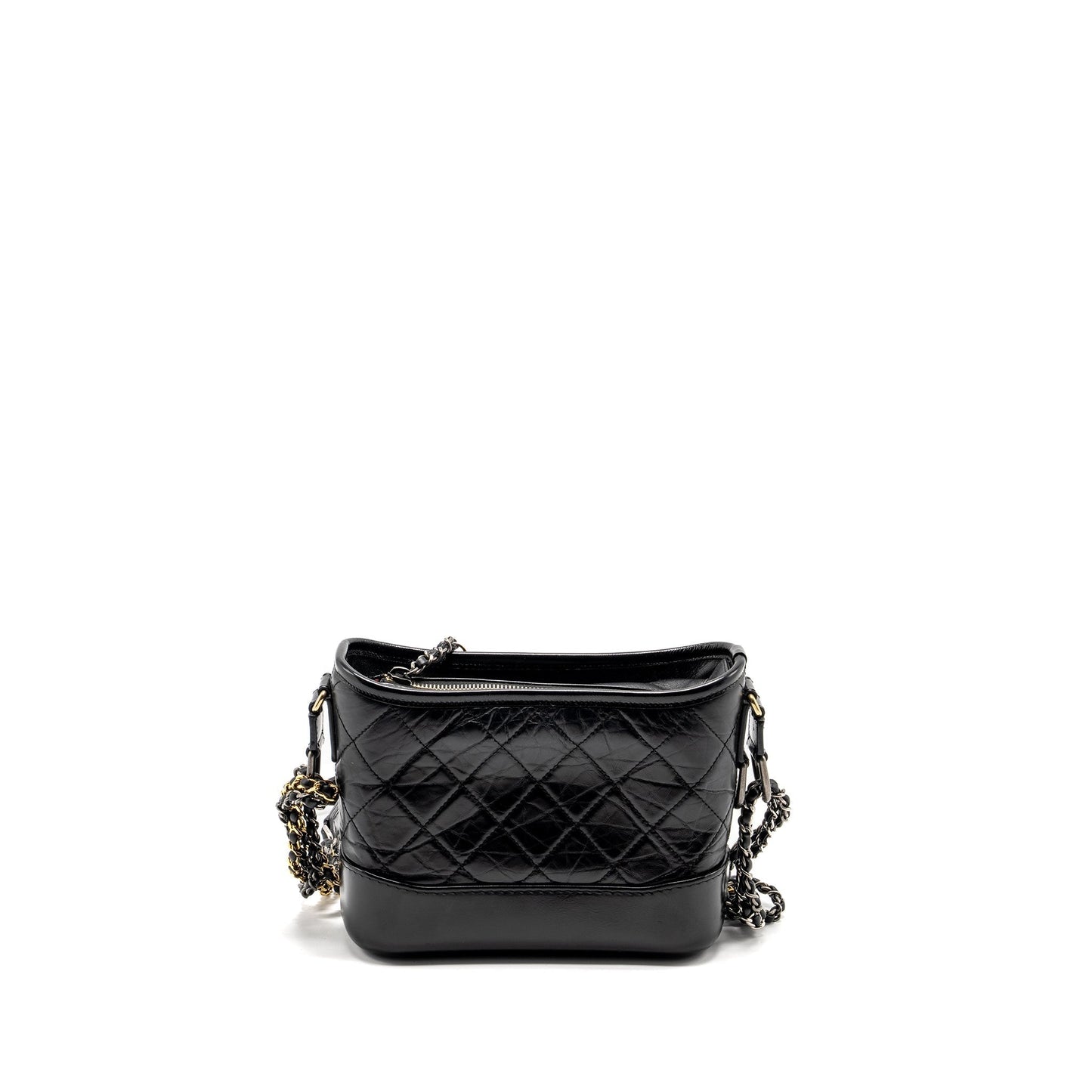 Chanel Gabrielle Hobo Calfskin Hardware Multicolour Black Small Shoulder Bag Hardware 3