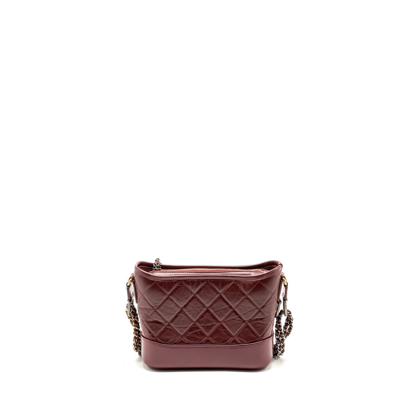 Chanel Gabrielle Hobo Calfskin Hardware Multicolour Red Small Shoulder Bag