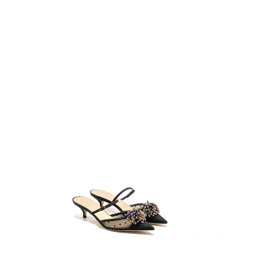 Dior Size . Sling Back Pump Multicolour Handbag Black Shoes