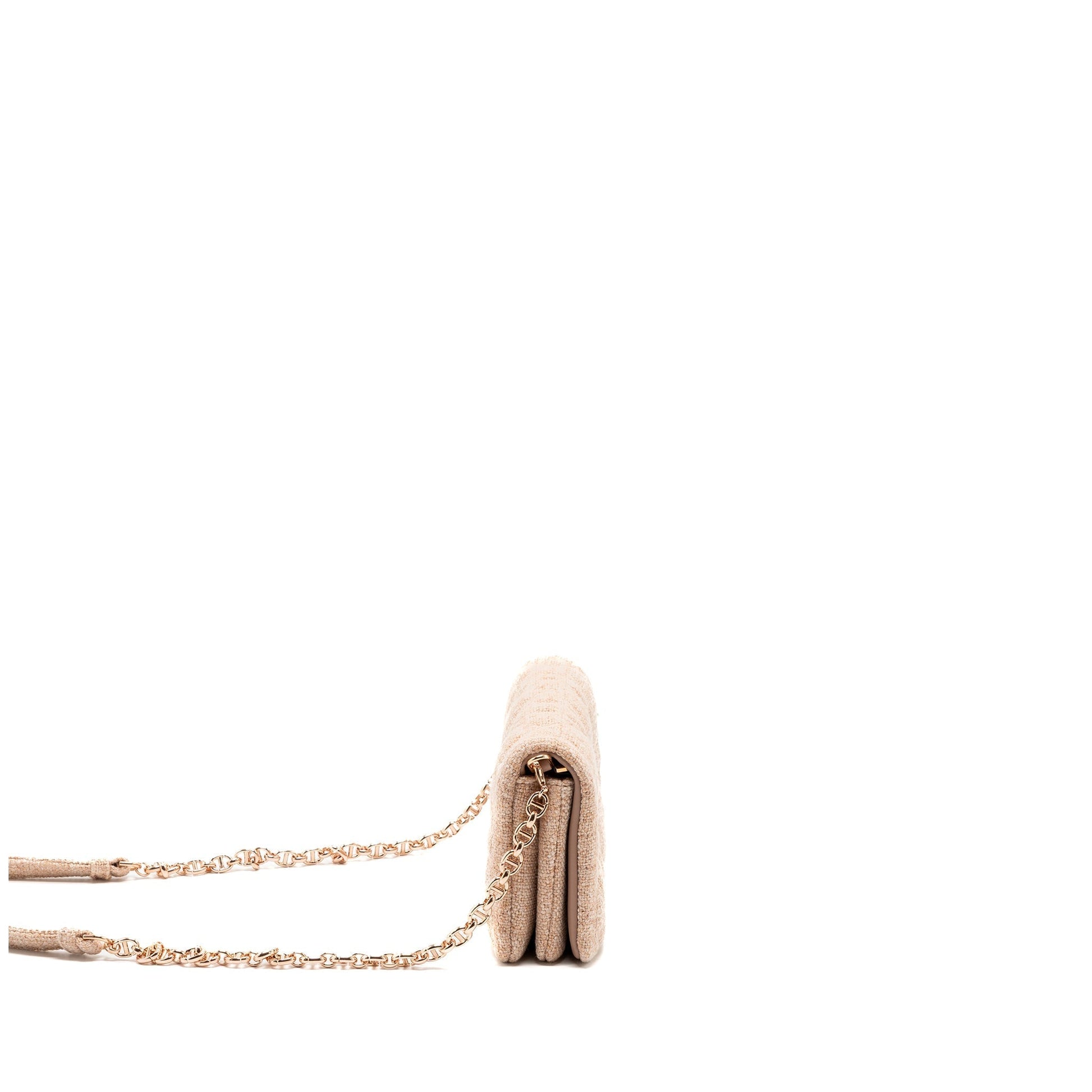 Dior Caro Pouch Light With Hardware Handbag Canvas Pink Travel Bag