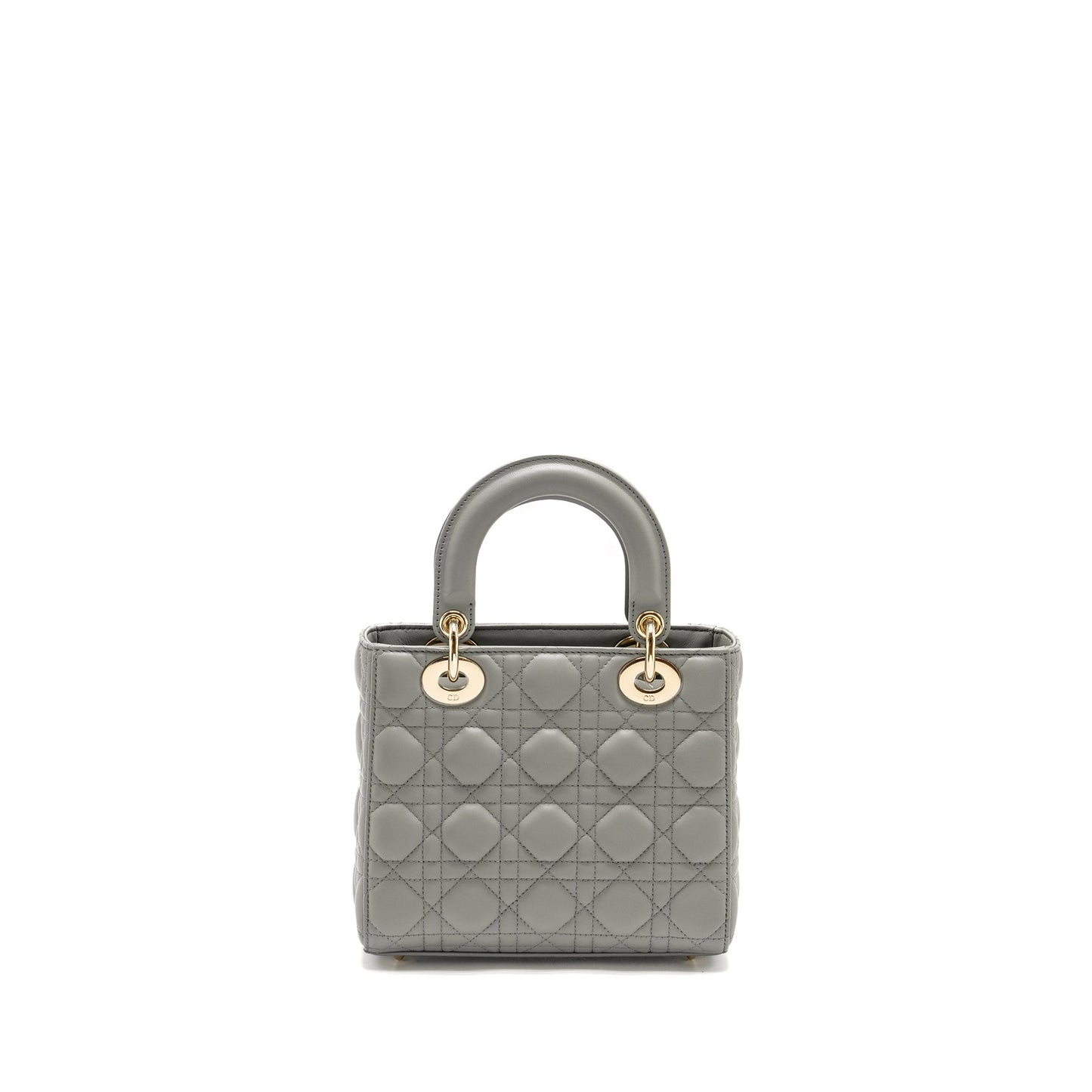Dior My Lady Lambskin Light Grey Handbag Small Travel Bag