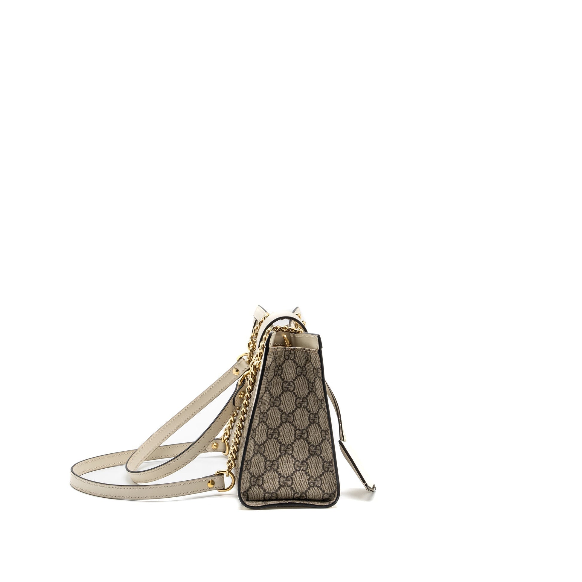 Gucci Padlock Small Shoulder Bag Supreme Leather Canvas