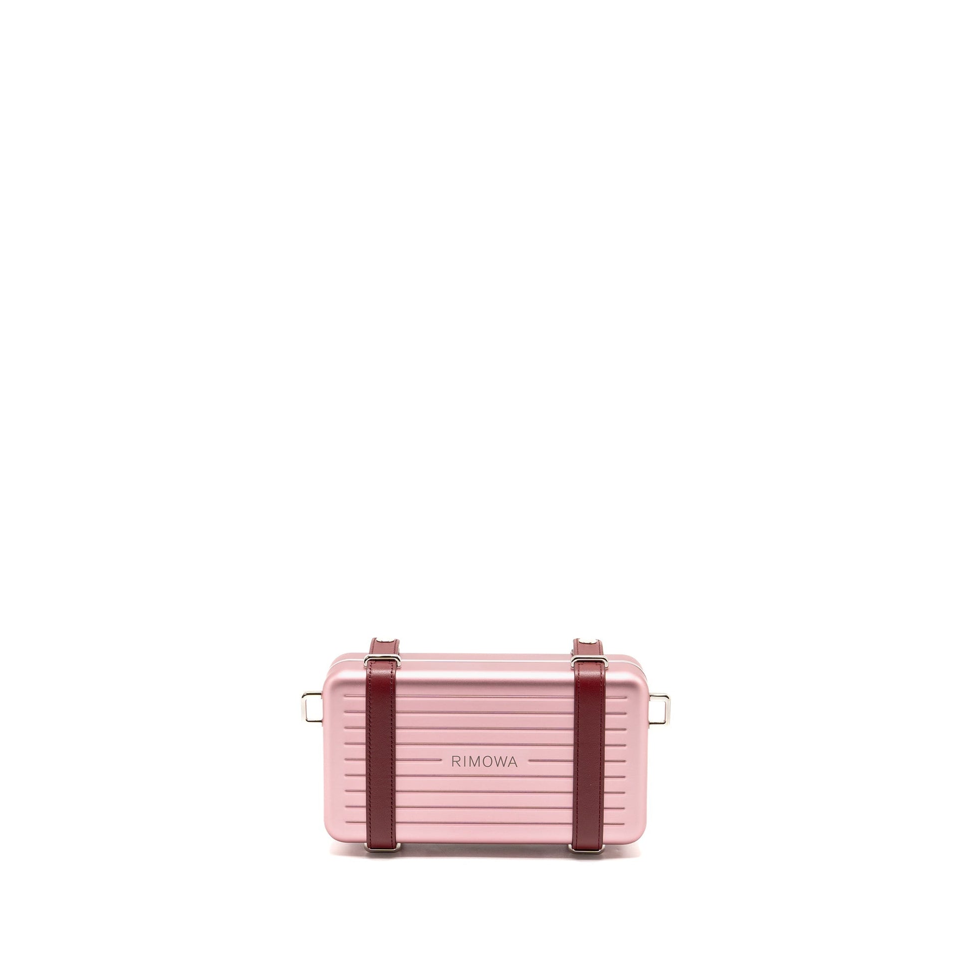 Dior X Rimowa Purse Calfskin Handbag Red Pink Travel Bag