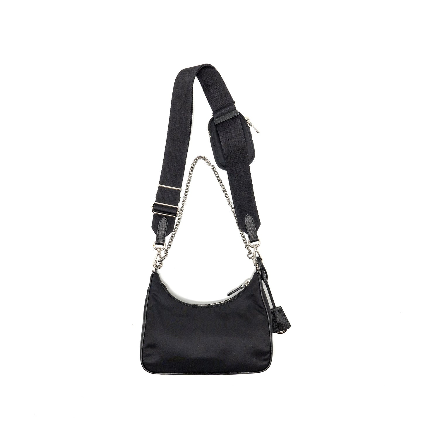 Re Edition Purse Handbag Nylon Black Travel Bag