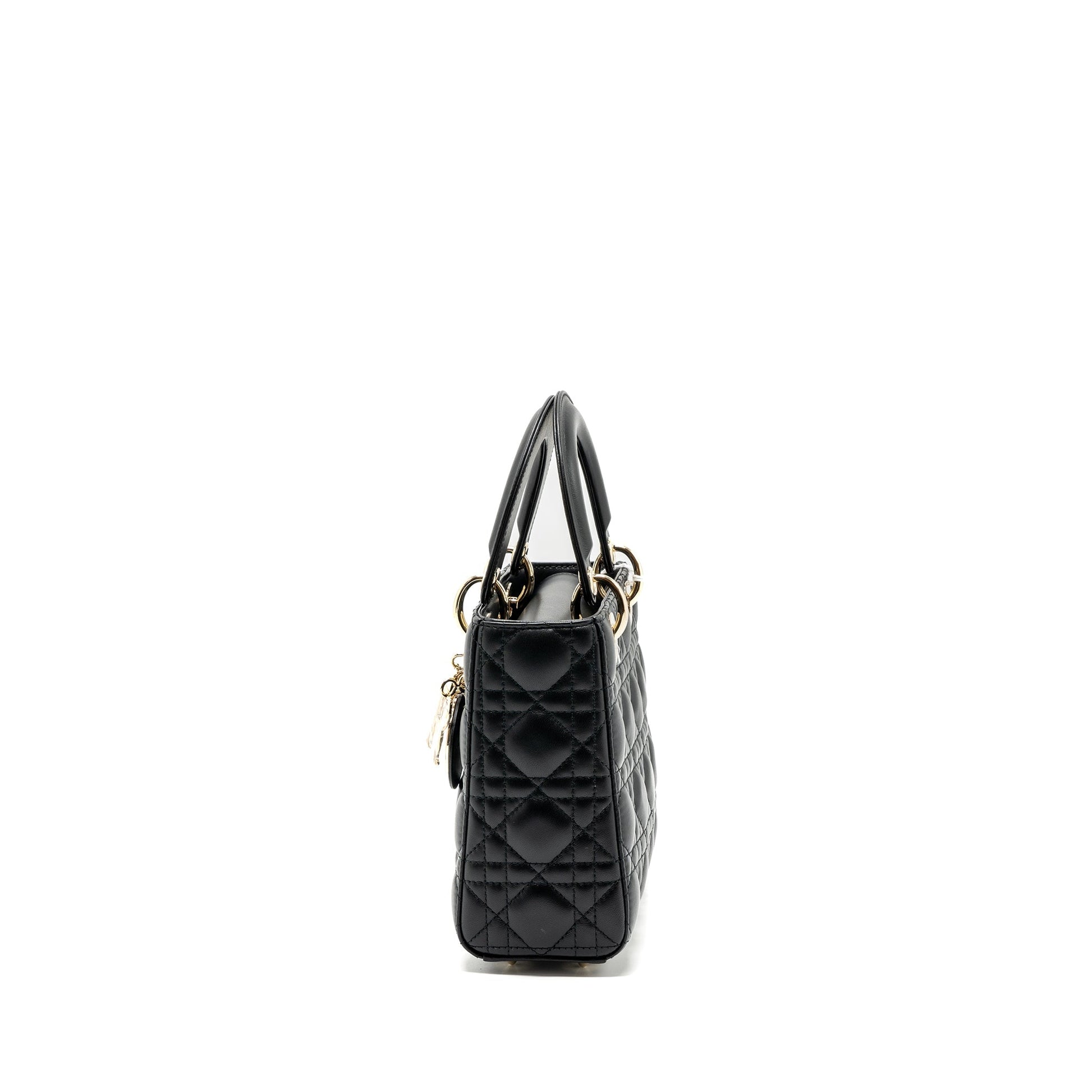 Dior Lady Lambskin Handbag Small Travel Bag