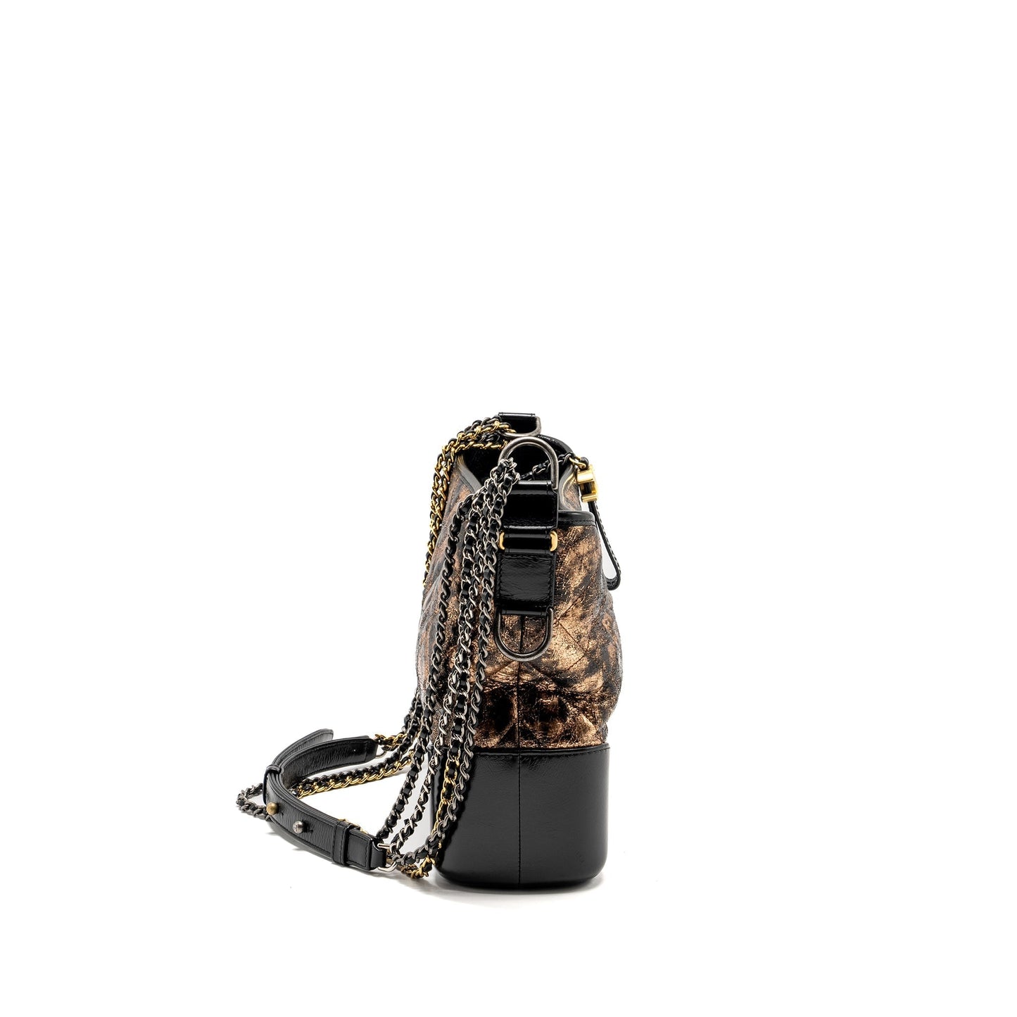 Chanel Gabrielle Hobo Calfskin Copper Hardware Multicolour Shoulder Bag