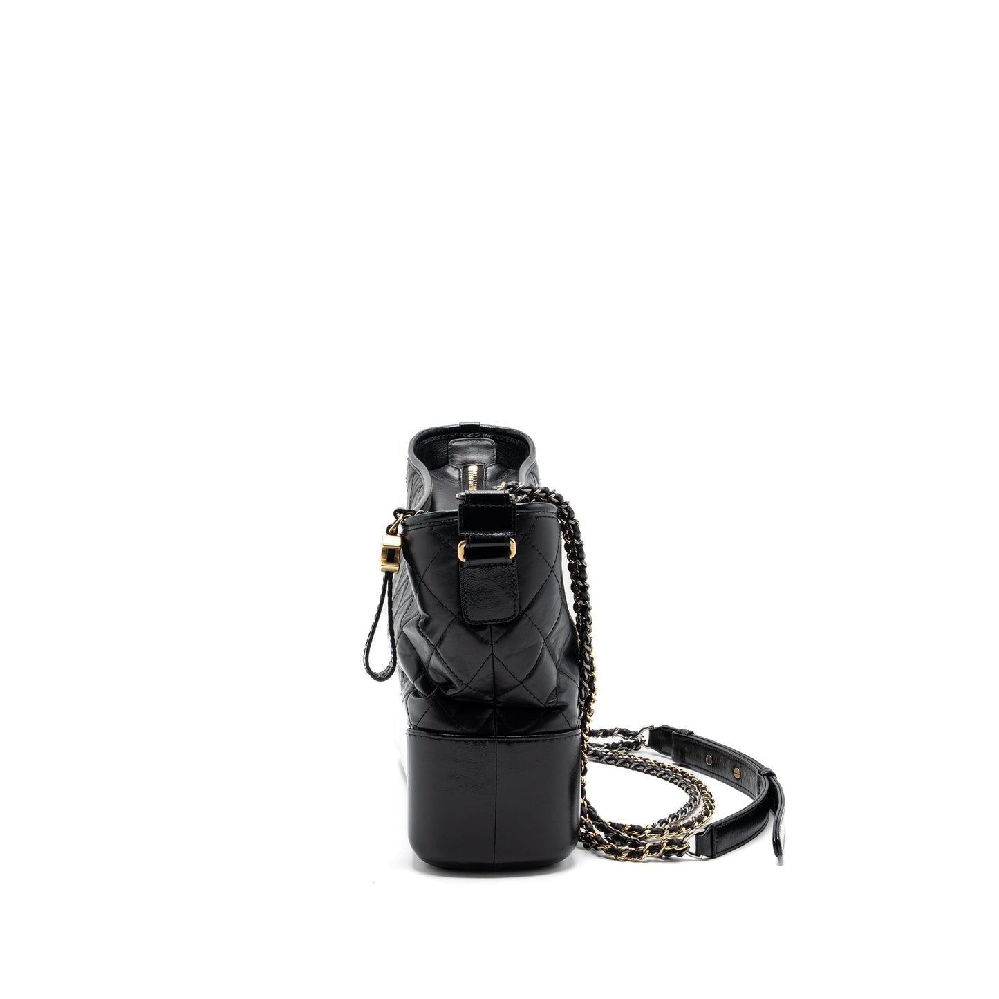 Chanel Gabrielle Hobo Aged Calfskin Hardware Multicolour Black Shoulder Bag Hardware 4