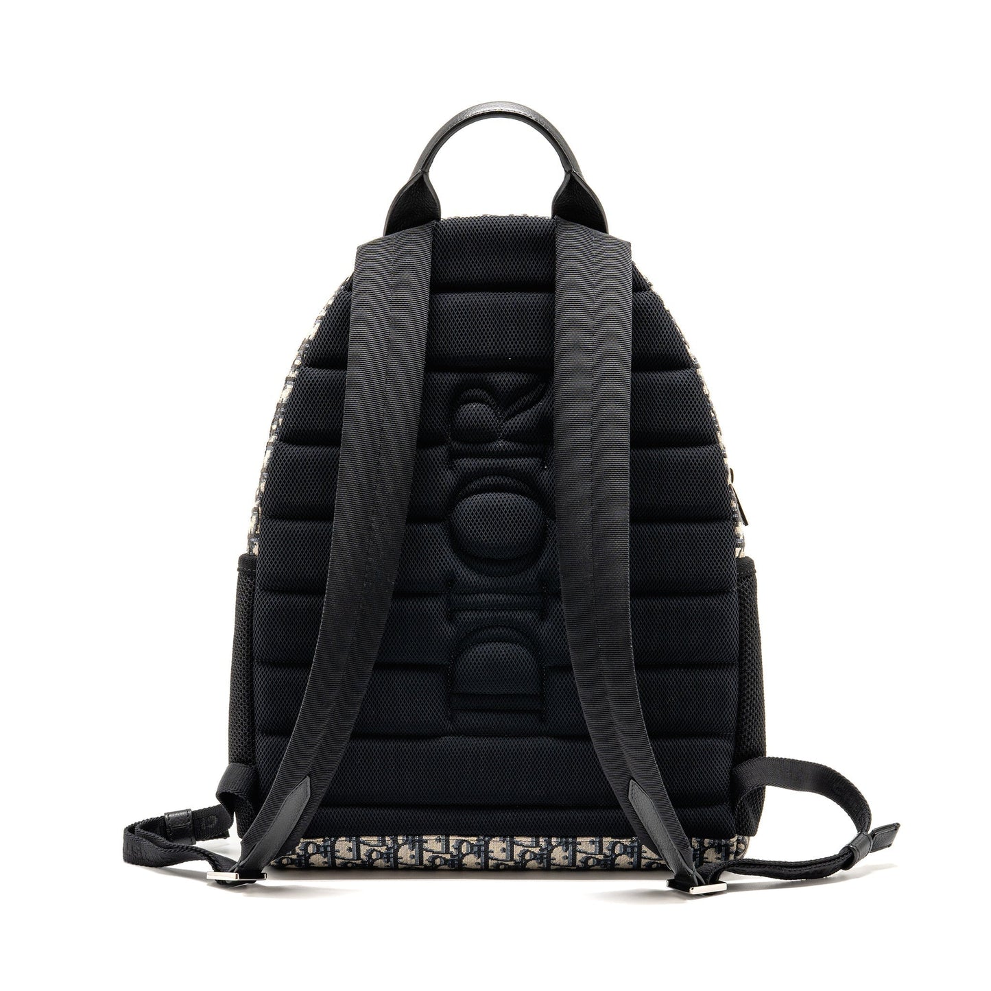 Dior MenâS Backpack Oblique Calfskin Handbag Canvas Black
