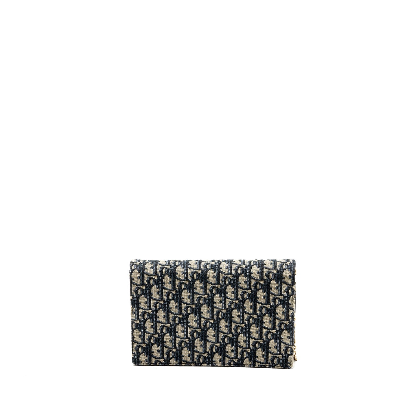 Dior Saddle Pouch With Oblique Jacquard Handbag Blue Chain Travel Bag Blue Handbag