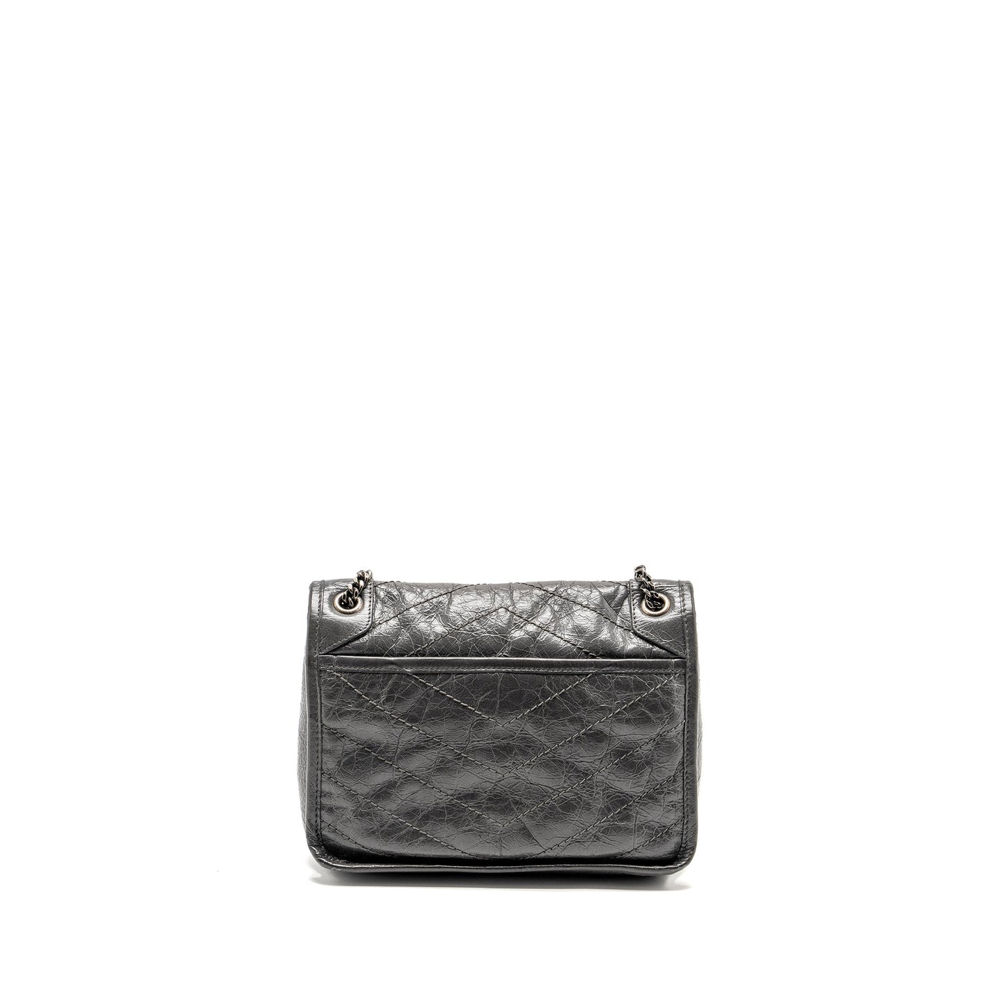 YSL Saint Laurent Saint Laurent Niki Baby Calfskin Grey Travel Travel Bag