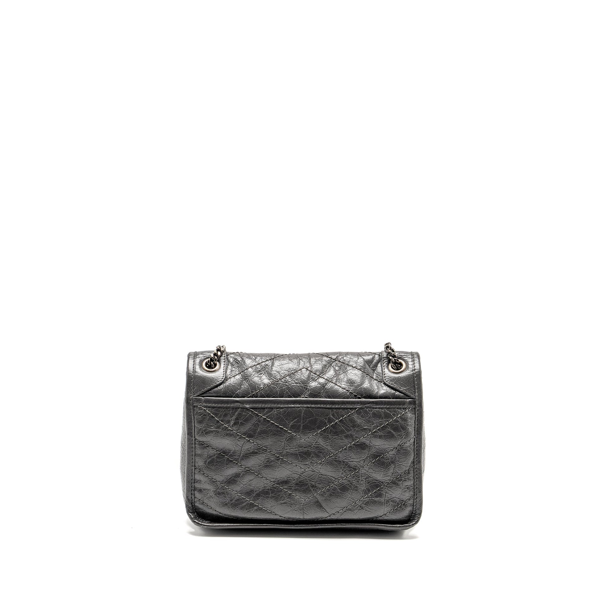 YSL Saint Laurent Saint Laurent Niki Baby Calfskin Grey Travel Travel Bag