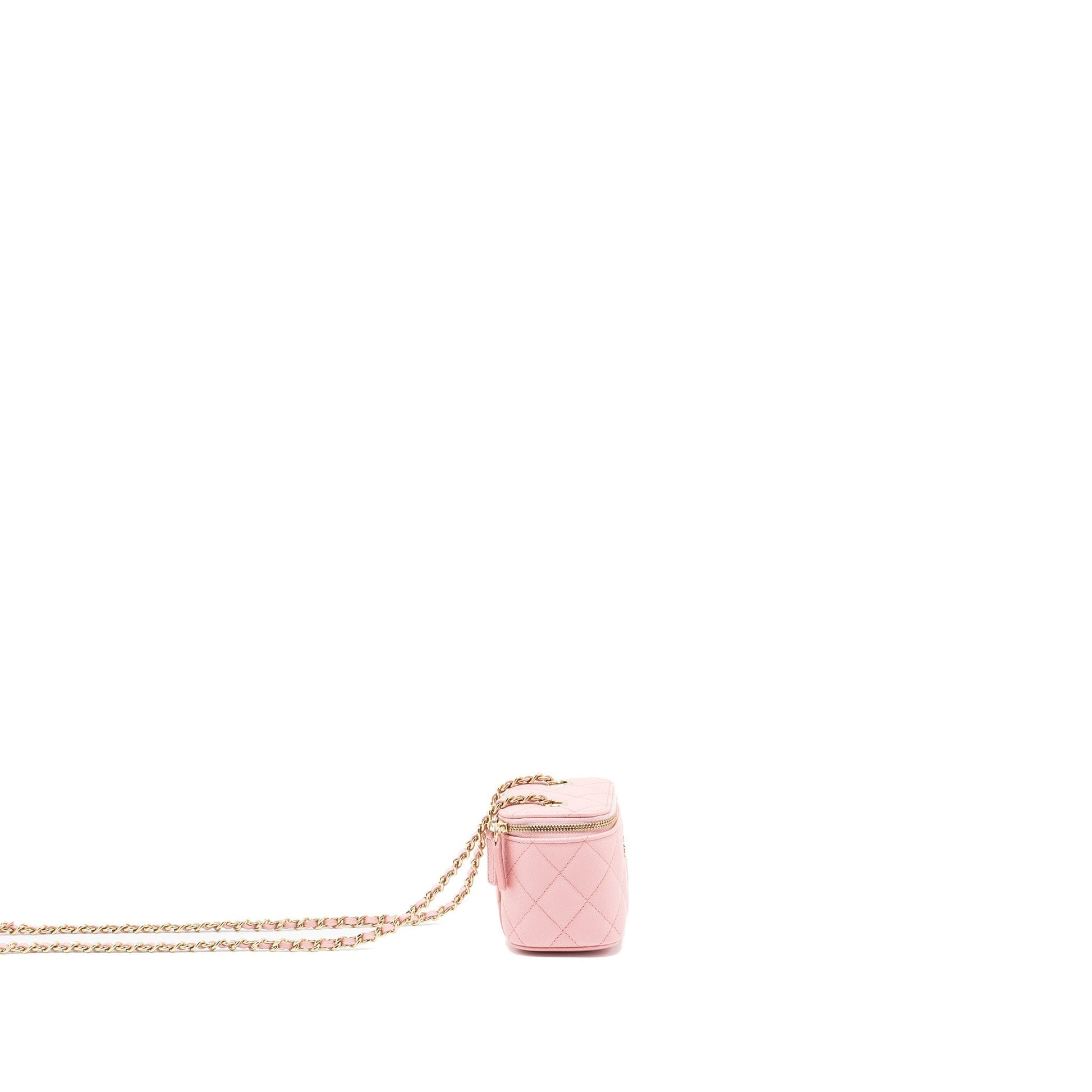 Chanel Vanity Caviar LGHW Pink Mini Bag Lghw 1