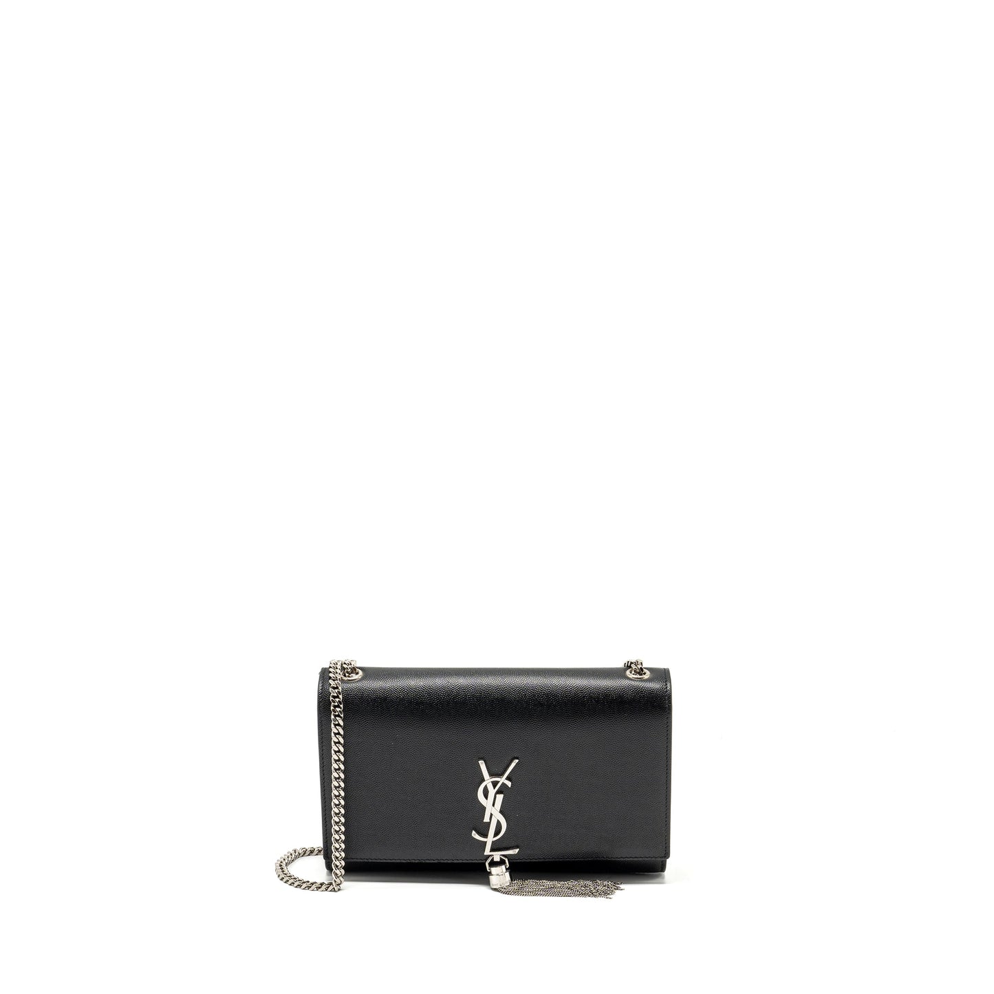 YSL Saint Laurent YSL Saint Kate Purse With Tassel Calfskin Black Medium Travel Bag