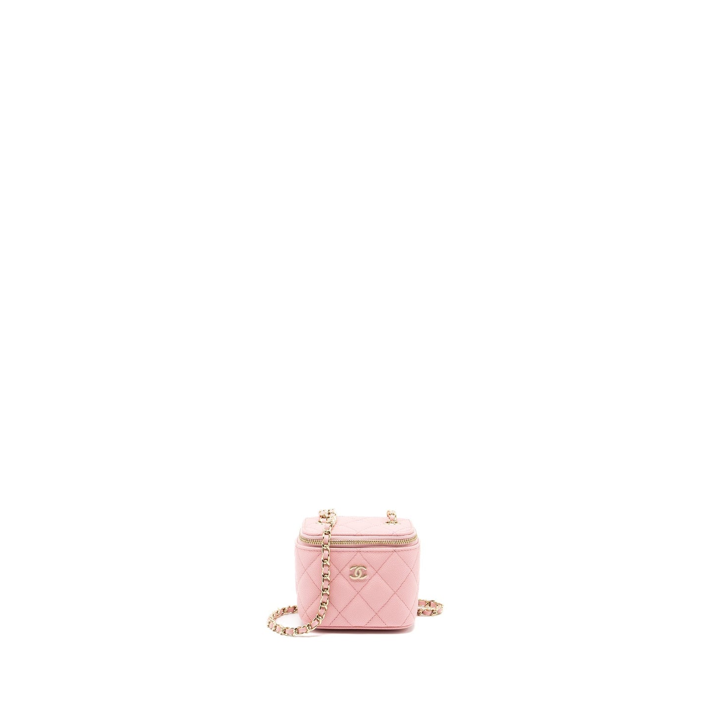 Chanel Vanity Caviar LGHW Pink Mini Bag Lghw 1