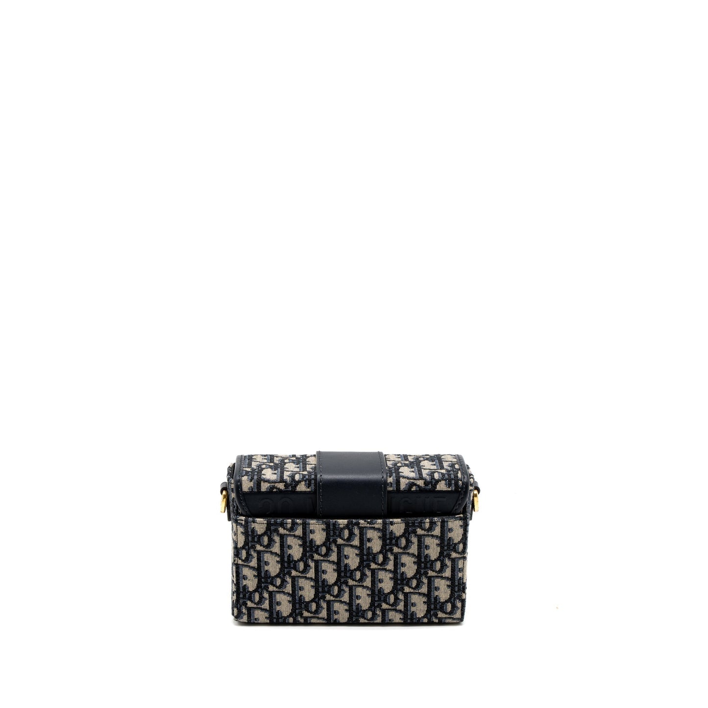 Dior Montaigne Box Purse Oblique Jacquard Handbag Blue Travel Bag Jacquard Handbag