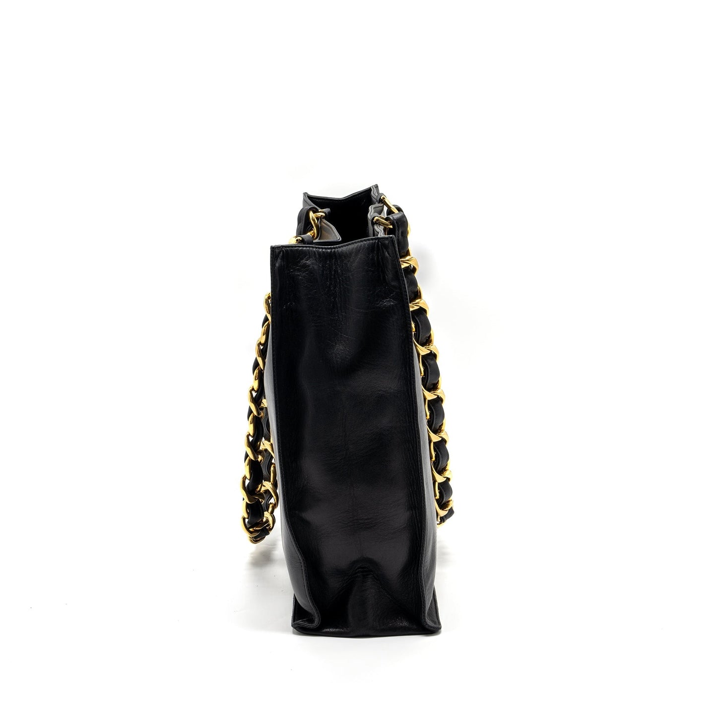 Chanel Calfskin GHW Black Tote Bag