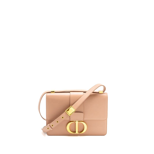 Dior Montaigne Purse Calfskin Light Handbag Pink Medium Travel Bag