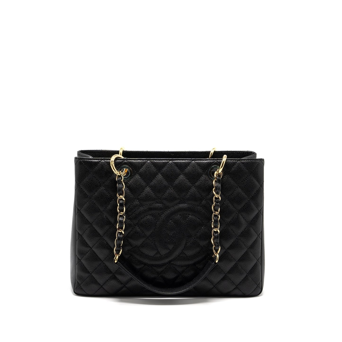 Chanel Grand Shopping Caviar GHW Black Tote Bag Ghw 7