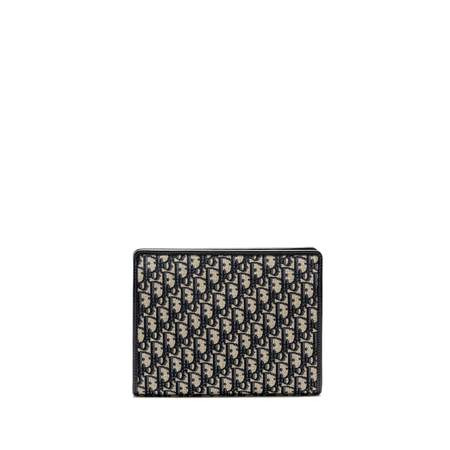 Dior Montaigne Dea Pouch Oblique Jacquard Handbag Blue Travel Bag